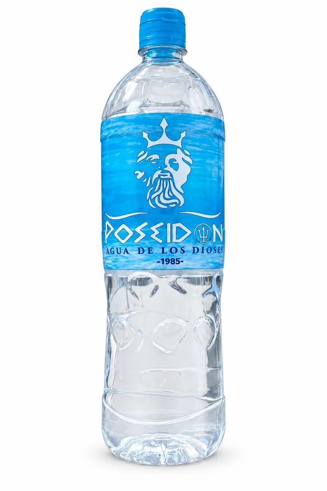 Agua Poseidón — Botella · 1 litro