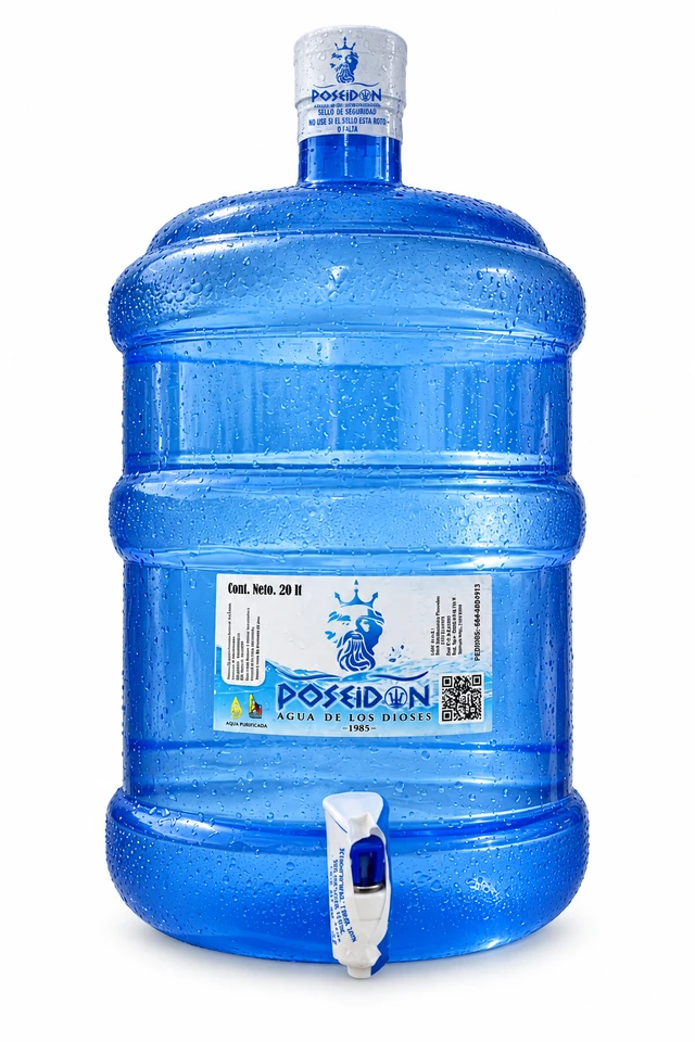 Agua Poseidón — Bidón · 20 litros