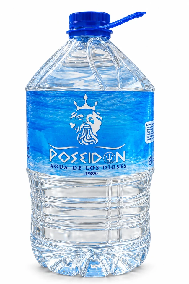 Agua Poseidón — Botellón · 6 litros